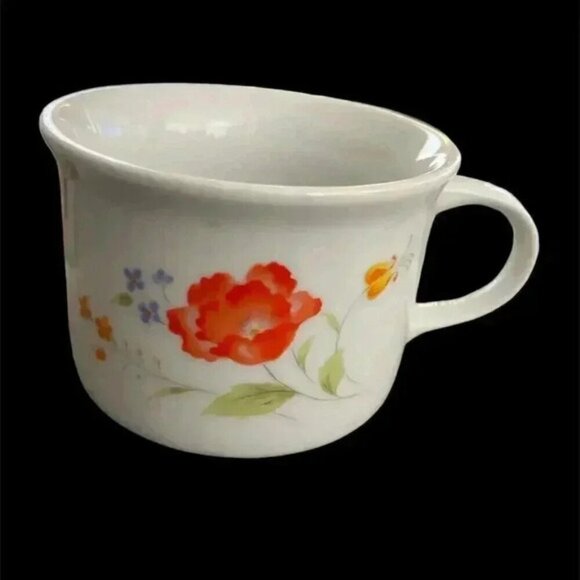 Vintage Soup Mug Hearthside Bake n' Serve Fine Porcelain 14 oz. Made in Japan - Picture 2 of 5
